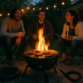 Portable Propane Fire Pit | 58,000 BTU | Grill Grate, Cover & Carry Strap Included